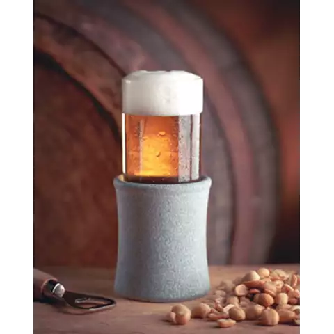 Öl Glas i täljsten - Bastutillbehör