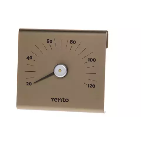 Termometer aluminium champagne - Bastutillbehör