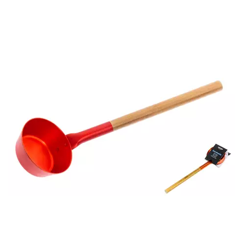 Bastuskopa röd - Bastutillbehör