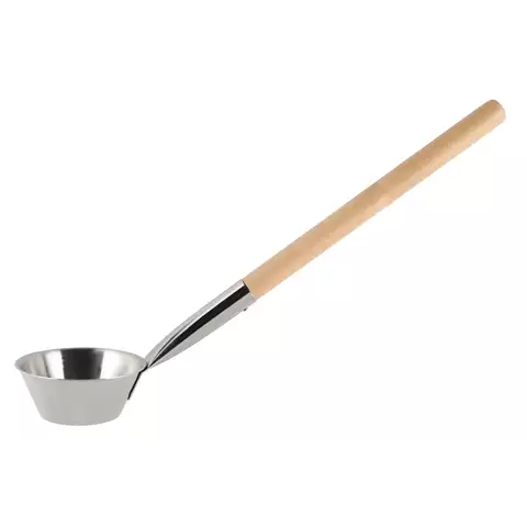 Bastuskopa rostfritt stål björk - Bastutillbehör