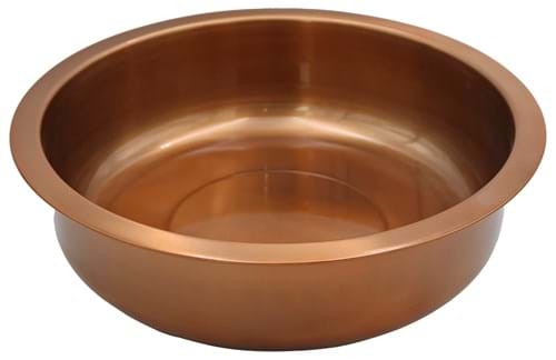 Tvättfat 7L rostfritt koppar - Bastutillbehör