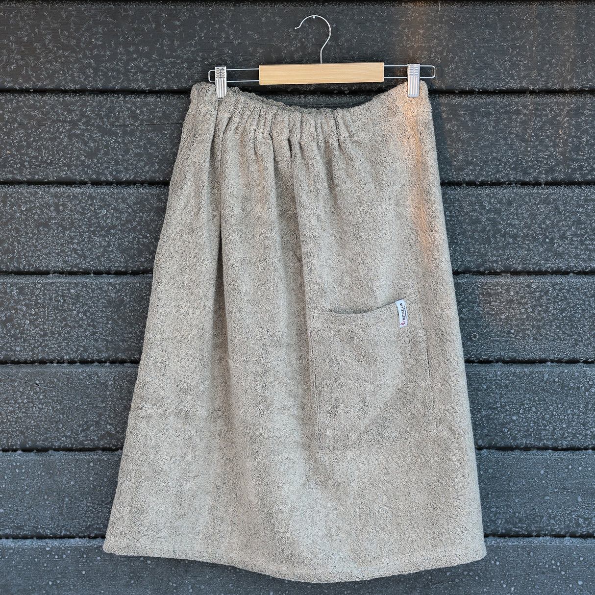 Bastukilt Natur Herr/ Dam 70 cm, Frotté - Bastutillbehör