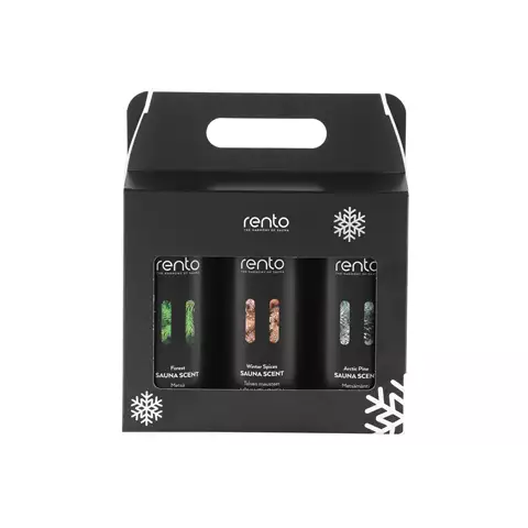 Bastudoft 3 pack (Skogstall, skog och vinterkryddor) - Bastutillbehör