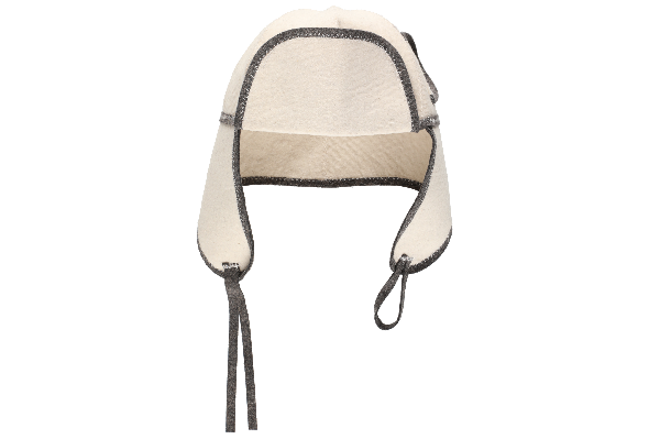 Bastuhatt med öronlappar - Bastutillbehör