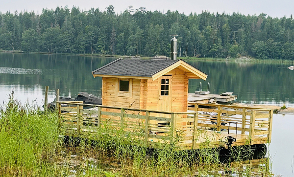 Bastuflotte 6m + Bastu 4m2 - Bastutillbehör