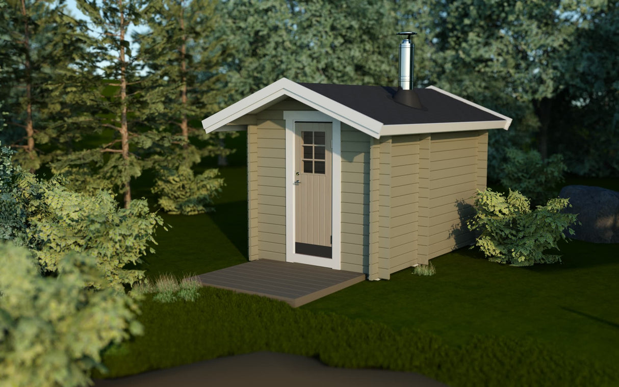 Bastustuga 6,5m2 Default Title #MWS Options 1 - Bastutillbehör