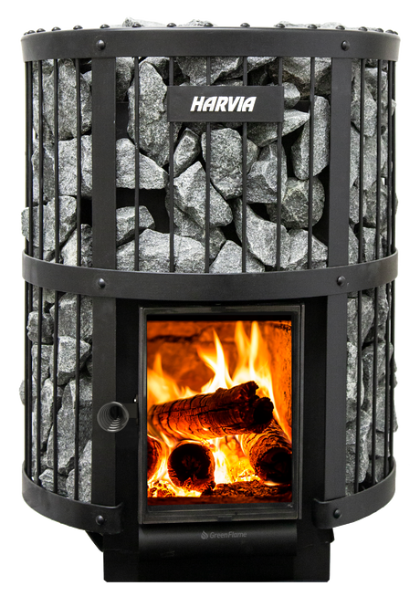 Harvia Legend 240 Greenflame Vedeldad Bastukamin - Bastutillbehör