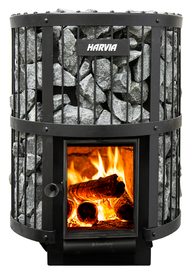 Harvia Legend 240 Greenflame Vedeldad Bastukamin - Bastutillbehör