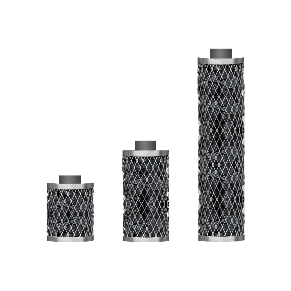 Rökrörsskydd stålnät + rökrör 50-55 - Bastutillbehör