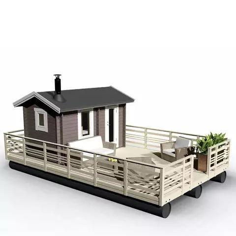 Bastuflotte 8m + Bastu 8m2 DL - Bastutillbehör