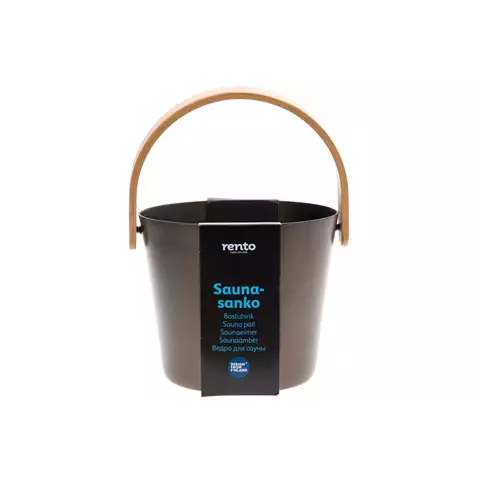 Bastuhink brun/svart - Rento - Bastutillbehör