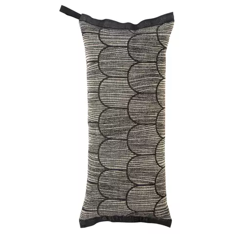 Bastukudde, svart-lin - Bastutillbehör