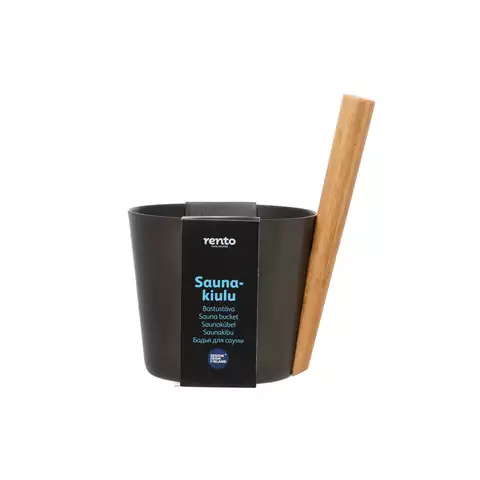 Bastustäva brun/svart - Bastutillbehör