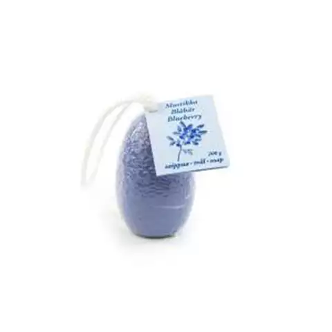 Blåbärstvål med snöre - Bastutillbehör