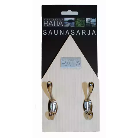 Handdukshängare vit - Bastutillbehör