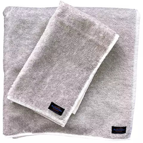 Handduksset brun/beige - Bastutillbehör