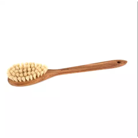 Badborste hård med skaft - Bastutillbehör