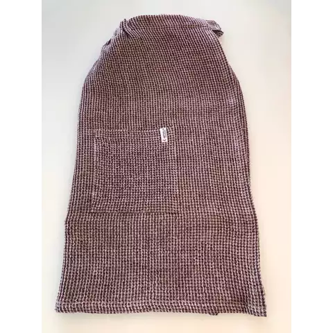 Bastukilt vinröd 70 cm - Bastutillbehör