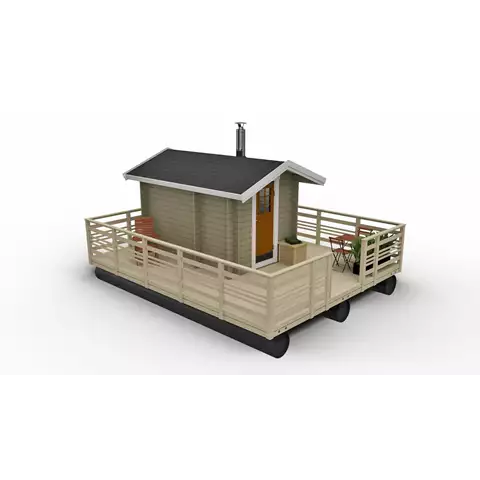 Bastuflotte 6m + Bastu 6,5m2 - Bastutillbehör