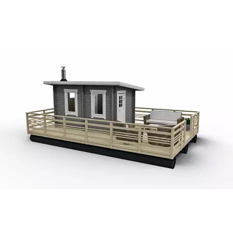 Bastuflotte 8m + Funkisbastu 8m2 - Bastutillbehör