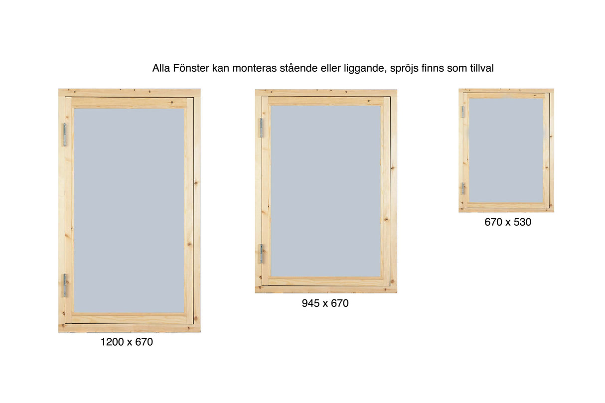 Fönster - Bastutillbehör