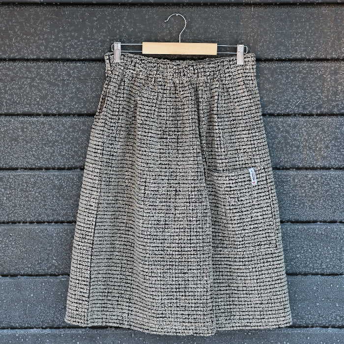 Bastukilt Natur/Svart Herr 70 cm, Frotté - Bastutillbehör