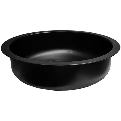 Tvättfat rostfrittstål svart - Bastutillbehör