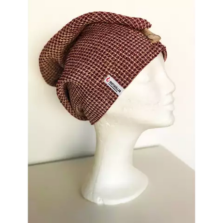 Hårturban vinröd - Bastutillbehör