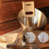 Lyxigt Bastuset Rostfritt Stål, Harvia - Bastutillbehör