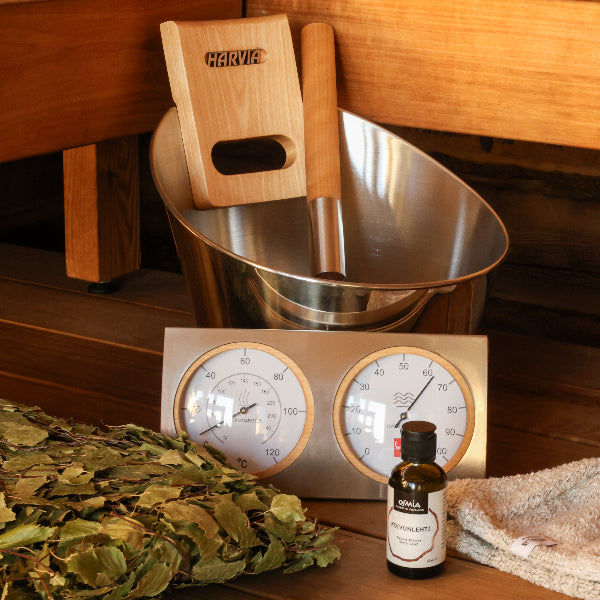 Lyxigt Bastuset Rostfritt Stål, Harvia - Bastutillbehör