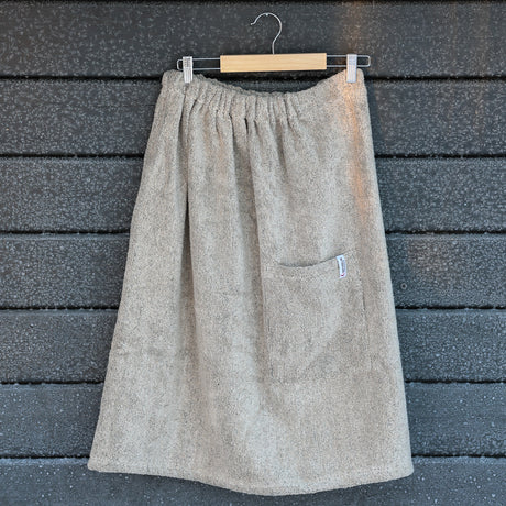 Bastukilt Natur Herr 70 cm, Frotté - Bastutillbehör