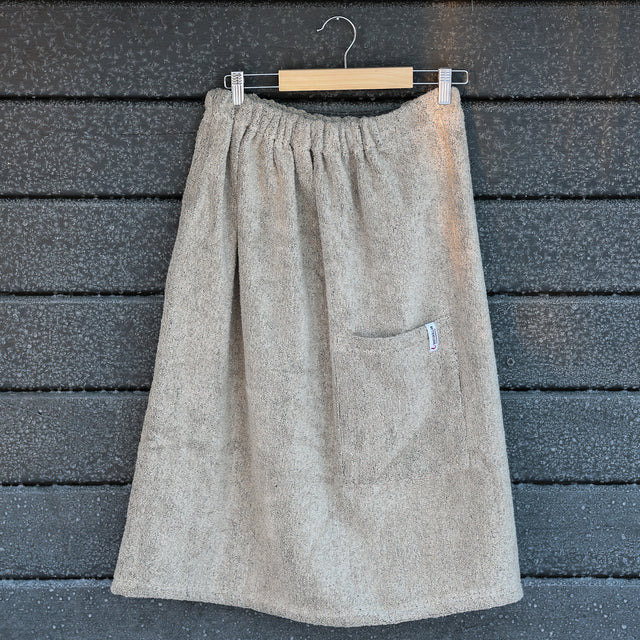 Bastukilt Natur Herr/ Dam 70 cm, Frotté - Bastutillbehör