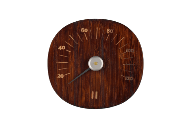 Bastutermometer mörkbrun - Bastutillbehör