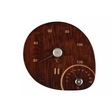 Bastutermometer Hygrometer mörkbrun - Bastutillbehör