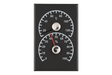Svart termometer och hygrometer - Bastutillbehör