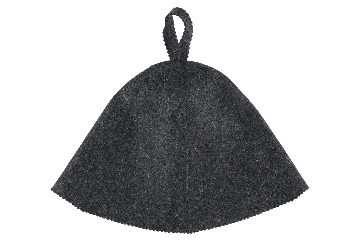 Bastuhatt svart - Bastutillbehör