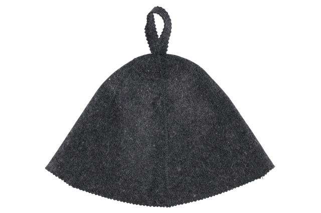 Bastuhatt svart - Bastutillbehör