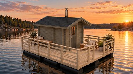 Bastuflotte 6m + Bastu 6,5m2 - Bastutillbehör