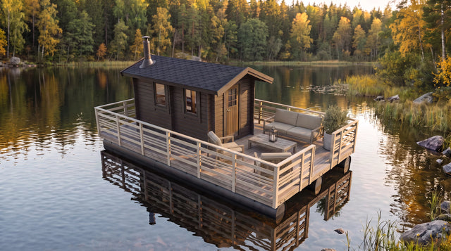 Bastuflotte 8m + Bastu 8m2 BL - Bastutillbehör