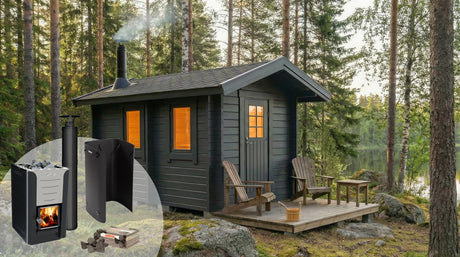 Bastupaket Brändön BL 8 kvm & Harvia 20 Pro