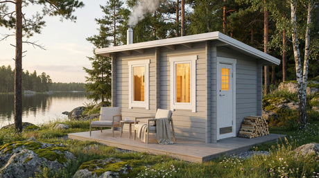 Bastustuga Bergön Funkis 8 kvm - Bastutillbehör