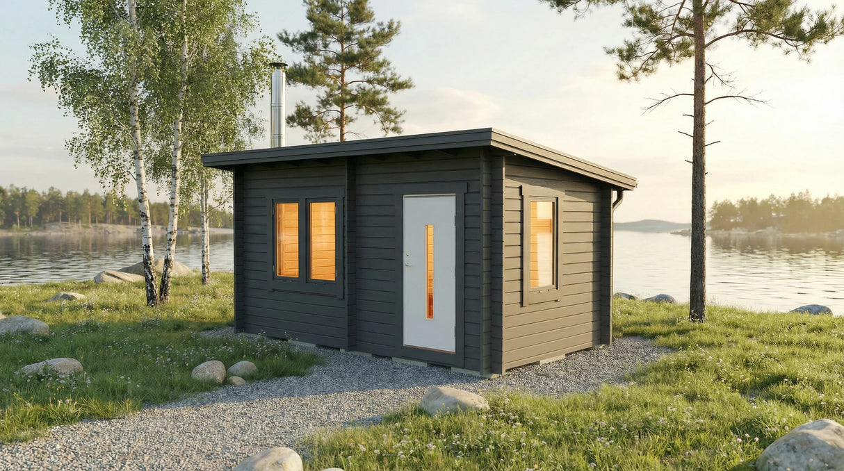 Bastustuga Skogskär Funkis 12 kvm - Bastutillbehör