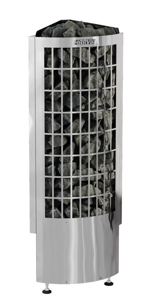 Elektriskt aggregat Harvia Cilindro Corner PCC70XE 6,8 kW Steel - Bastutillbehör