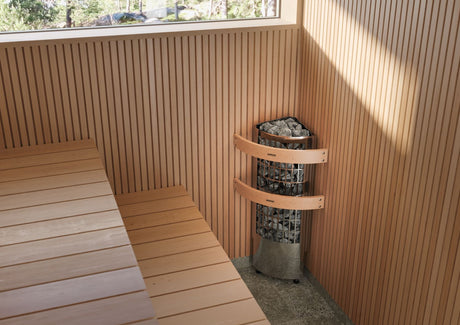 Elektriskt aggregat Harvia Cilindro Corner PCC70XE 6,8 kW Steel - Bastutillbehör