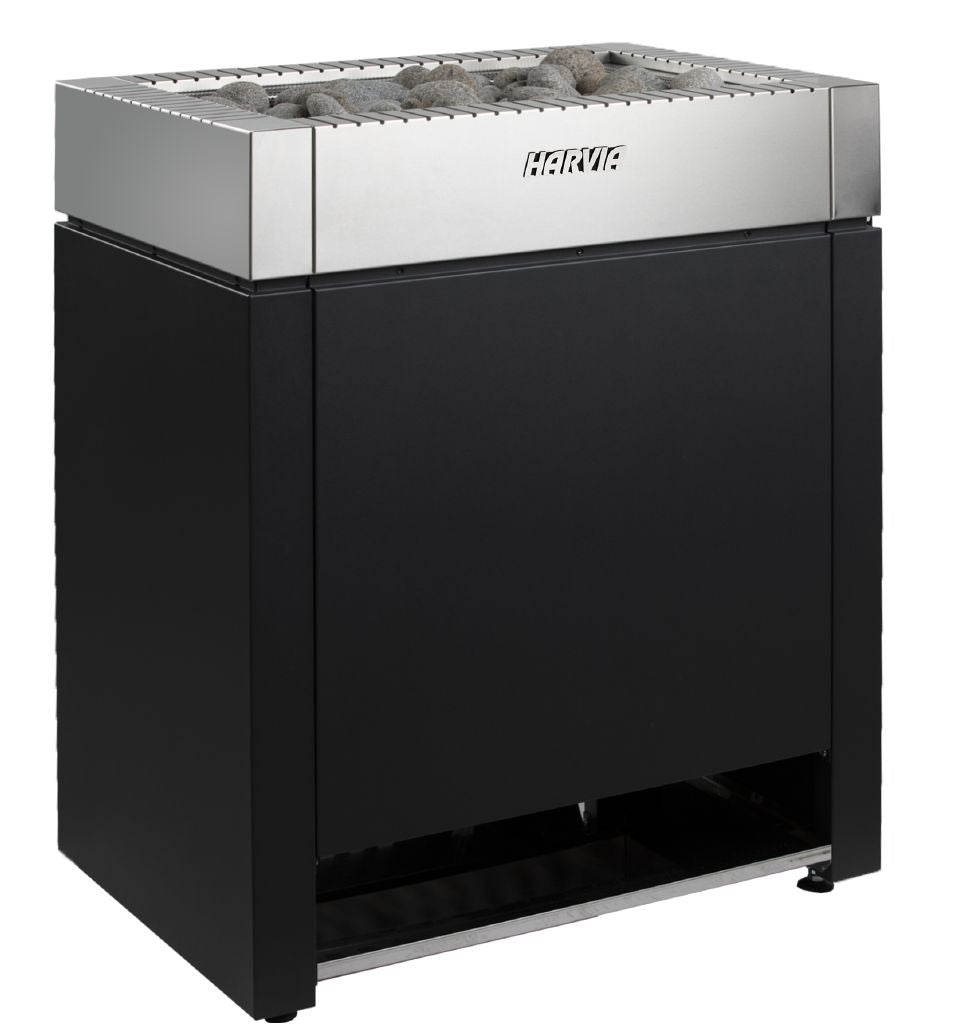 Elektriskt bastuaggregat Harvia Qube Pro QU240E 18 - 24 kW svart - Bastutillbehör