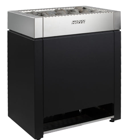 Elektriskt bastuaggregat Harvia Qube Pro QU360E 30 - 36 kW svart - Bastutillbehör