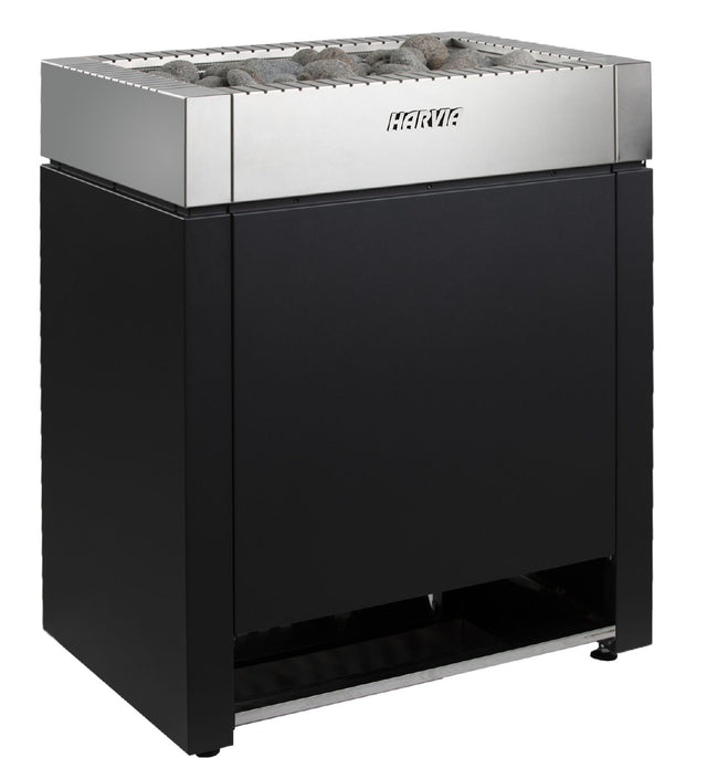 Elektriskt bastuaggregat Harvia Qube Pro QU360E 30 - 36 kW svart - Bastutillbehör