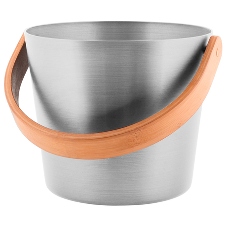 Bastuhink aluminium med bambuhandtag – Rento - Bastutillbehör