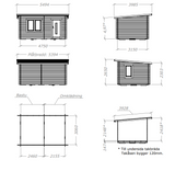 Bastupaket Båtön Funkis 15 kvm & Harvia 20 Pro