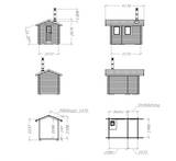 Bastupaket Vargön BL 6,5 kvm & Harvia M3